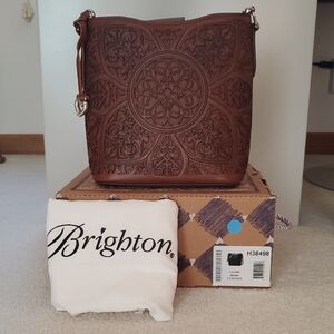 Brighton Lillian Ferarra Brown Crossbody Bag